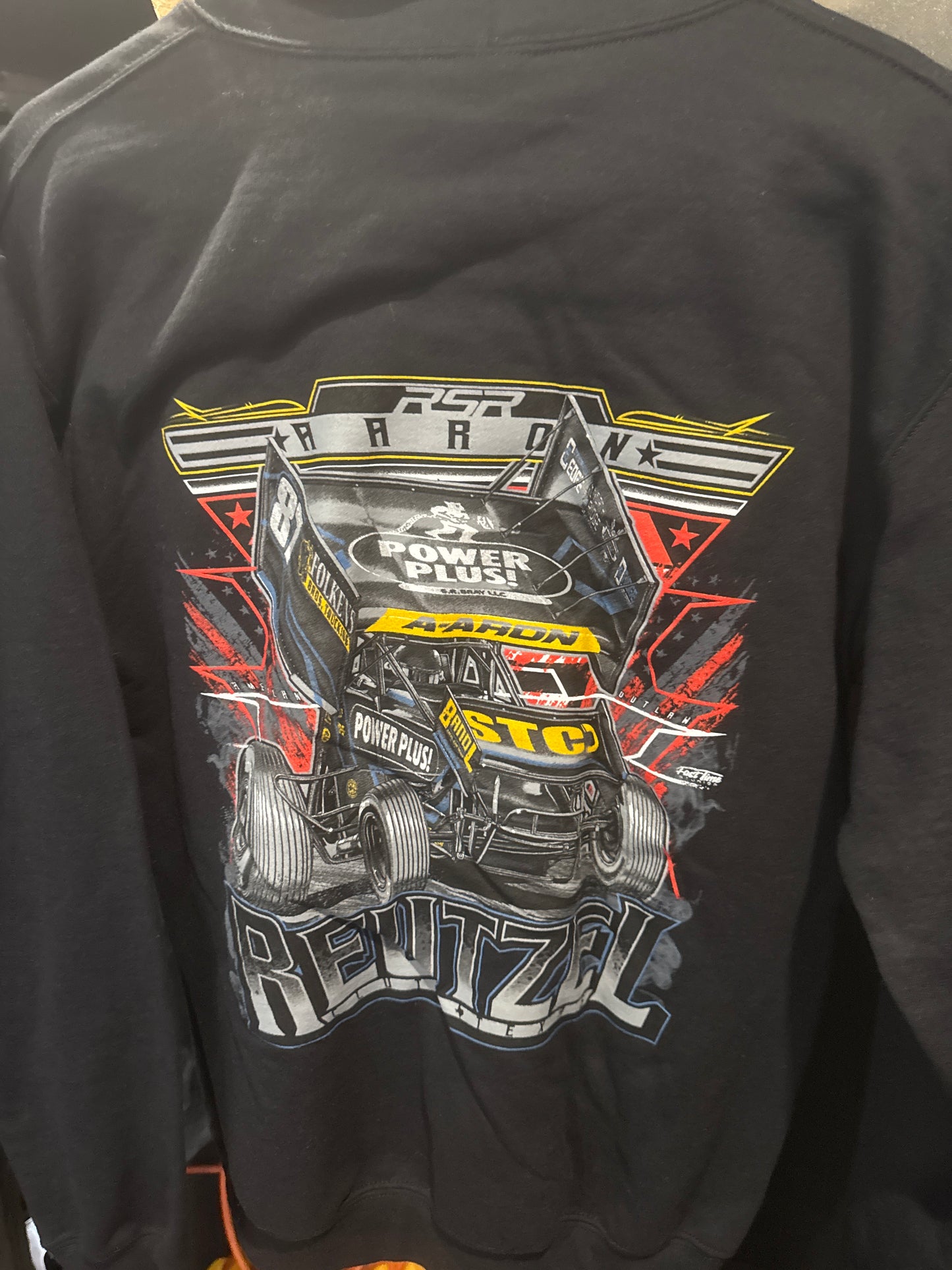 2025 Aaron Reutzel Power Plus Hoodie - “American Outlaw”