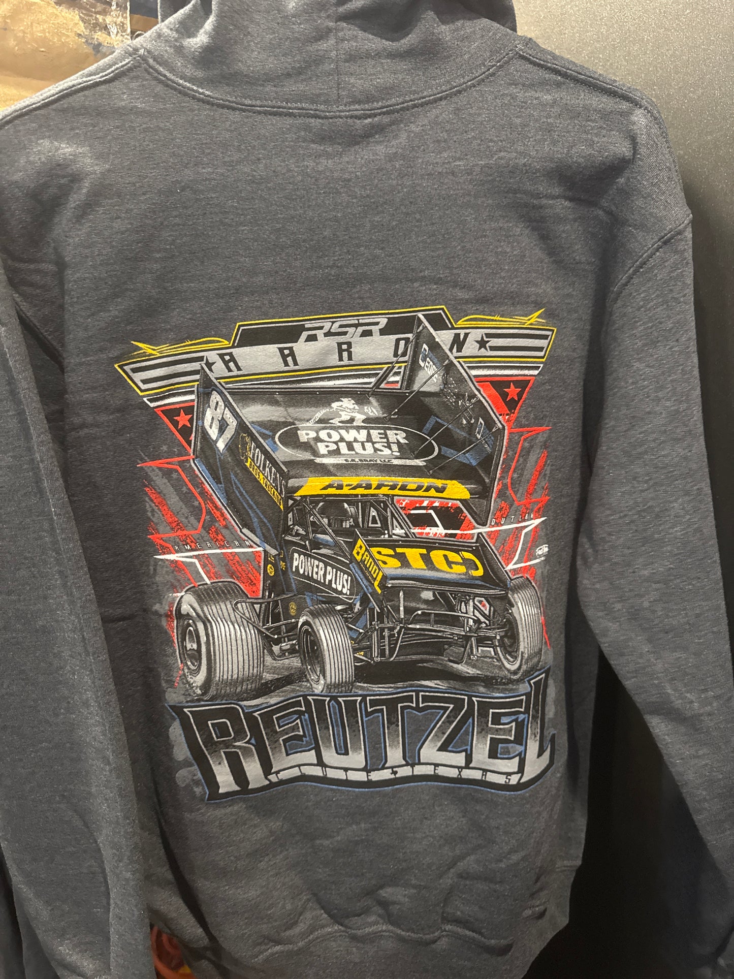 2025 Aaron Reutzel Power Plus Hoodie - “American Outlaw”