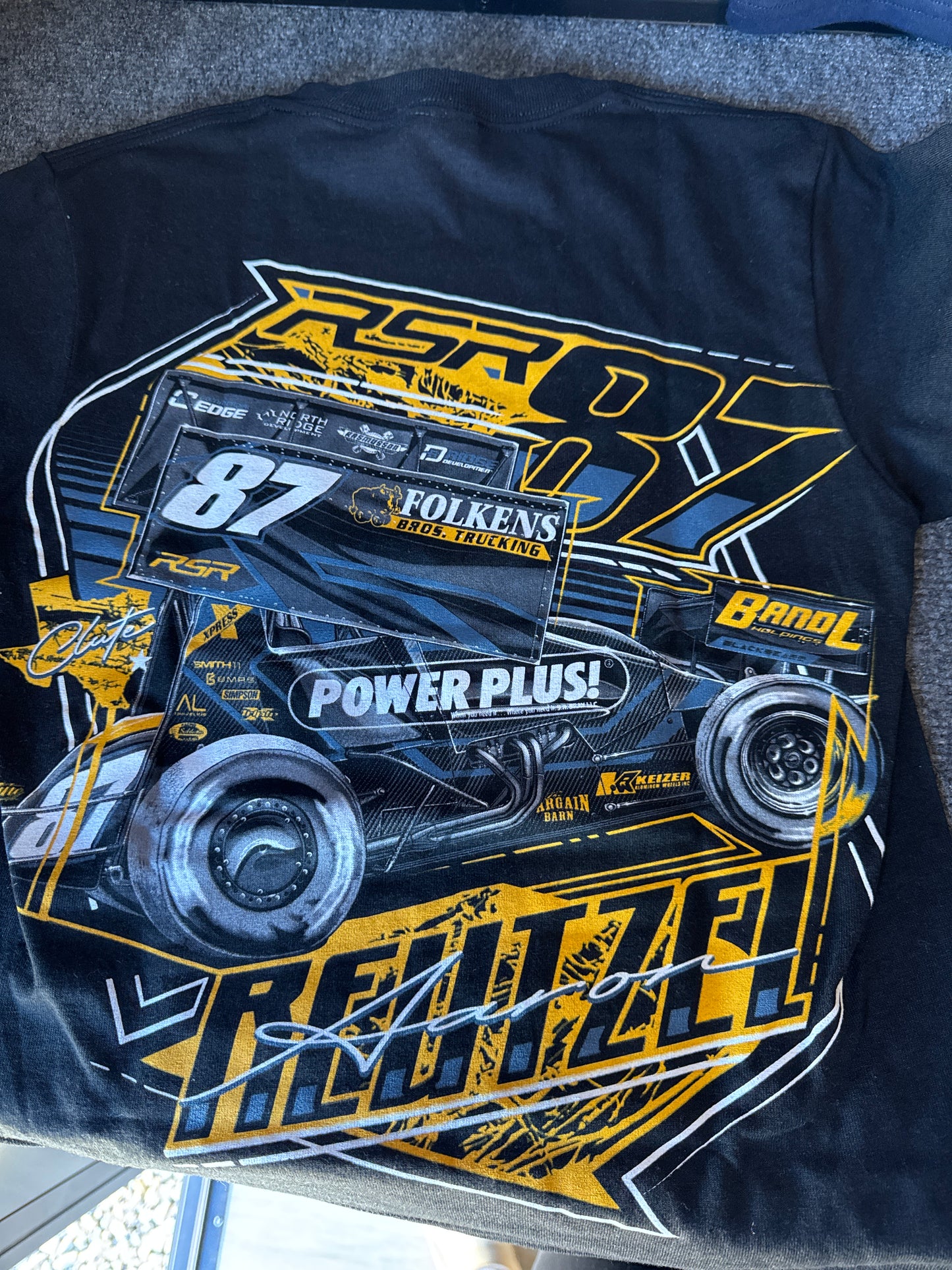Kid 2025 Aaron Reutzel tshirt/ Golden