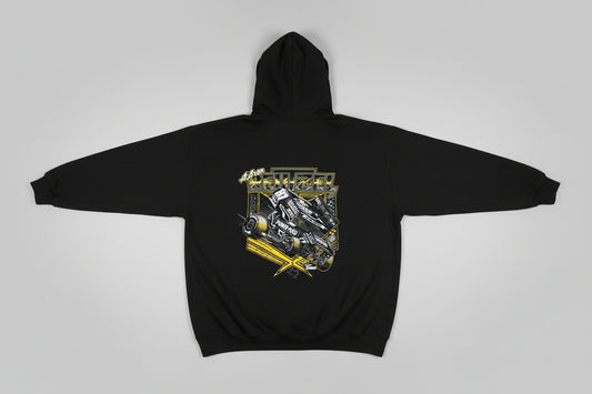 2026 RSR Reutzel Hoodie / Black and Gold Design