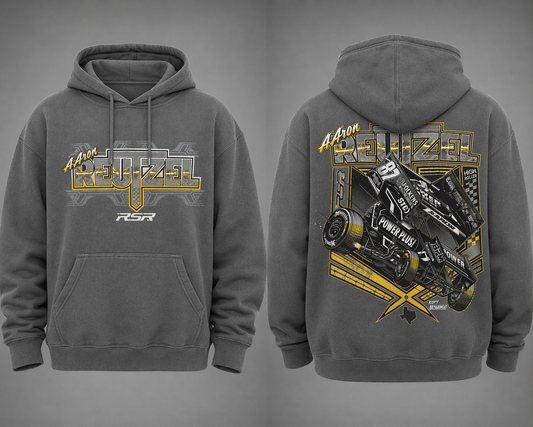 2026 RSR Reutzel Hoodie / Black and Gold Design