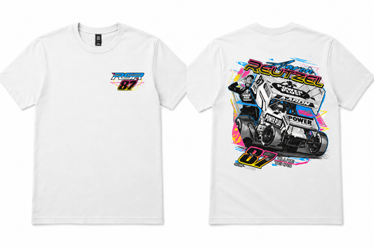 Neon White Car