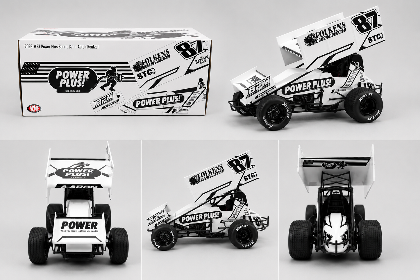 2026 #87 Aaron Reutzel 1:18 Diecast