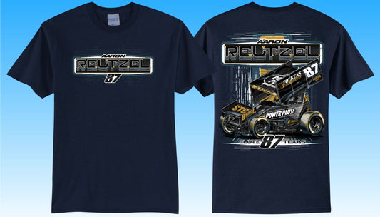 2025 Aaron Reutzel / RSR Power Plus Short Sleeve T-Shirt - Navy